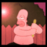 Attached picture Raving Homer.gif